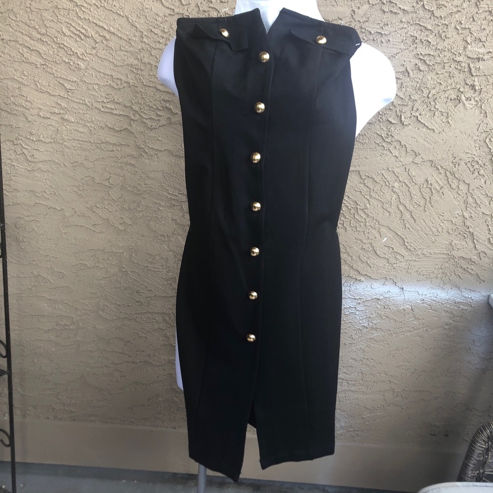 Stunning Notched Neckline Midi Dress 💋 Size 8 - Picture 4 of 5